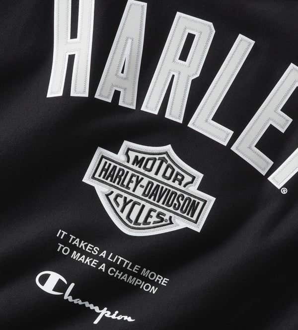 HARLEY-DAVIDSON MENS CHAMPION X HARLEY-DAVIDSON FANATIC CREW NECK SWEATSHIRT