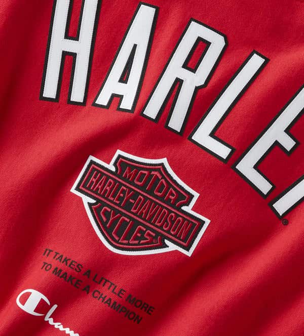 HARLEY-DAVIDSON MENS CHAMPION X HARLEY-DAVIDSON FANATIC CREW NECK SWEATSHIRT