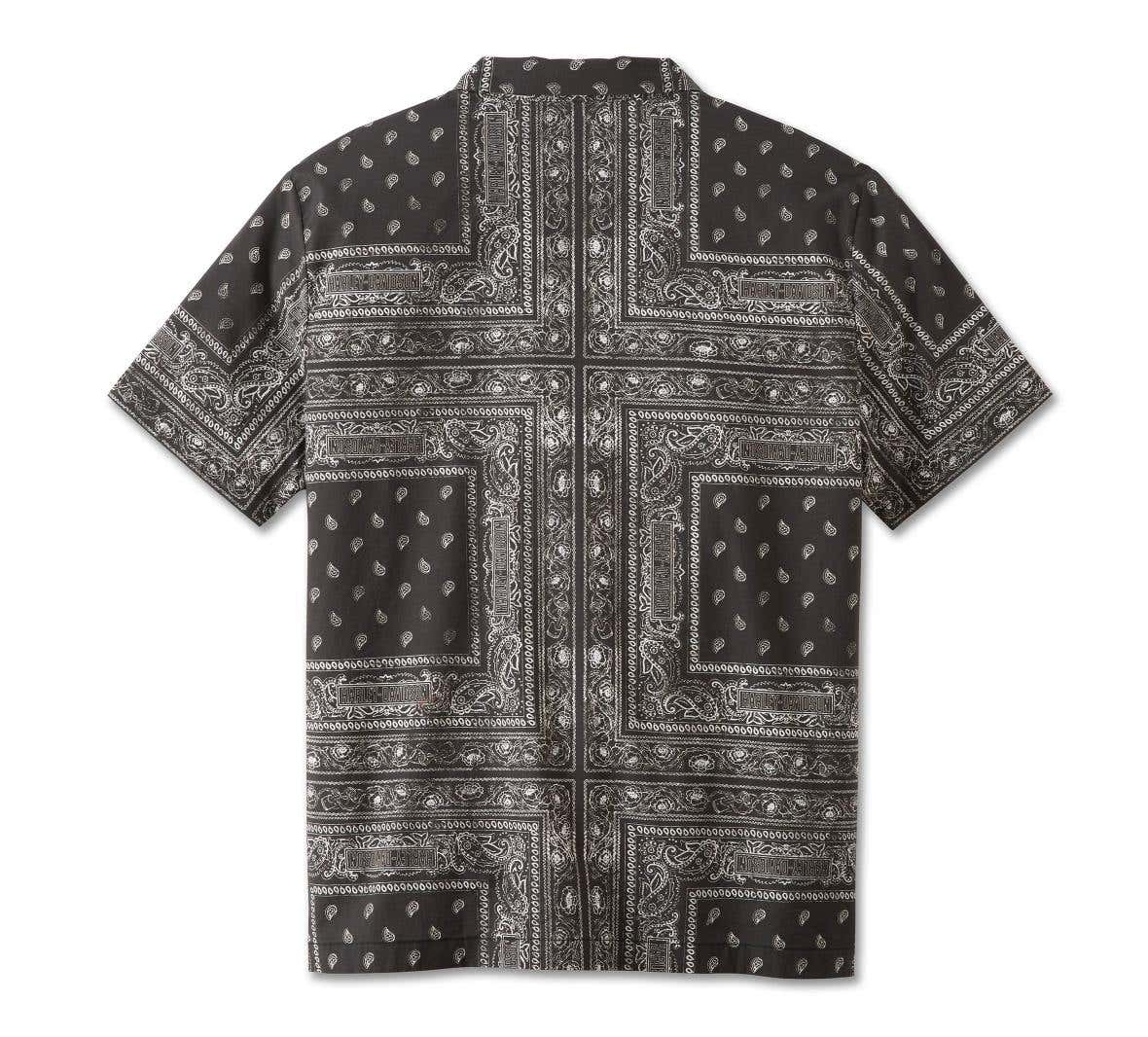 HARLEY-DAVIDSON MENS HARLEY BANDANA SHIRT