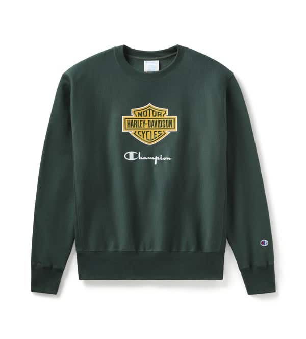 HARLEY-DAVIDSON MENS CHAMPION X HARLEY-DAVIDSON FANATIC CREW NECK SWEATSHIRT