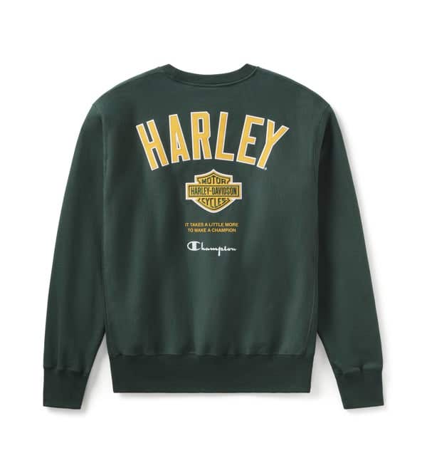 HARLEY-DAVIDSON MENS CHAMPION X HARLEY-DAVIDSON FANATIC CREW NECK SWEATSHIRT