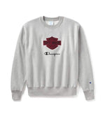 HARLEY-DAVIDSON MENS CHAMPION X HARLEY-DAVIDSON FANATIC CREW NECK SWEATSHIRT