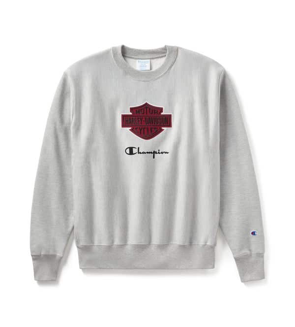 HARLEY-DAVIDSON MENS CHAMPION X HARLEY-DAVIDSON FANATIC CREW NECK SWEATSHIRT
