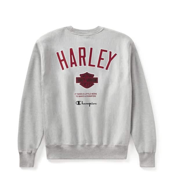 HARLEY-DAVIDSON MENS CHAMPION X HARLEY-DAVIDSON FANATIC CREW NECK SWEATSHIRT