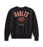 HARLEY-DAVIDSON MENS CHAMPION X HARLEY-DAVIDSON FANATIC CREW NECK SWEATSHIRT
