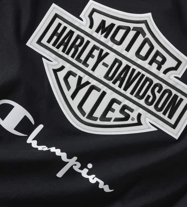 HARLEY-DAVIDSON MENS CHAMPION X HARLEY-DAVIDSON FANATIC TEE