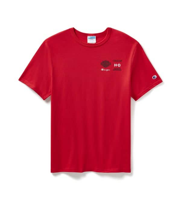 HARLEY-DAVIDSON MENS CHAMPION X HARLEY-DAVIDSON FANATIC TEE