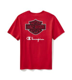 HARLEY-DAVIDSON MENS CHAMPION X HARLEY-DAVIDSON FANATIC TEE