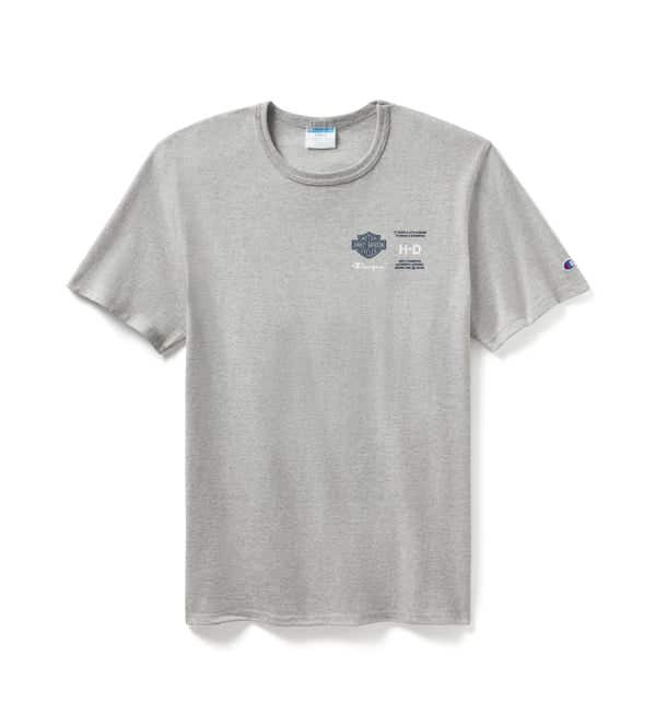 HARLEY-DAVIDSON MENS CHAMPION X HARLEY-DAVIDSON FANATIC TEE