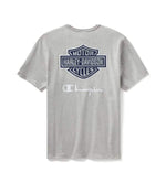 HARLEY-DAVIDSON MENS CHAMPION X HARLEY-DAVIDSON FANATIC TEE