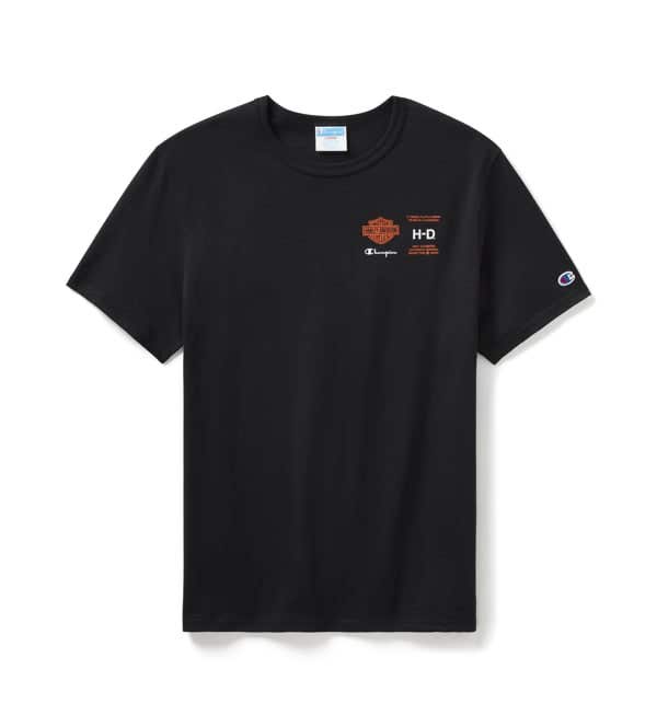 HARLEY-DAVIDSON MENS CHAMPION X HARLEY-DAVIDSON FANATIC TEE