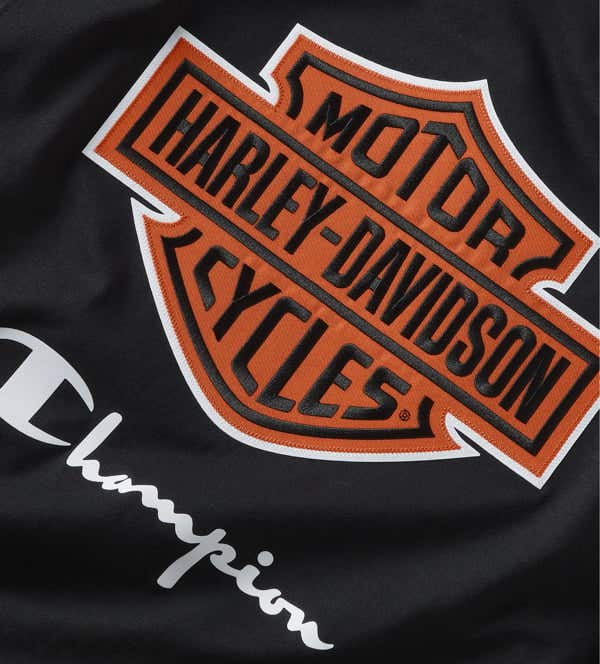 HARLEY-DAVIDSON MENS CHAMPION X HARLEY-DAVIDSON FANATIC TEE