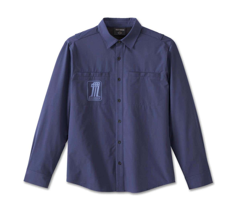 HARLEY-DAVIDSON MENS #1 PERFORMANCE VENTED SHIRT