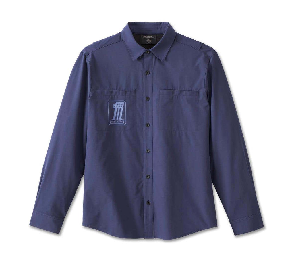HARLEY-DAVIDSON MENS #1 PERFORMANCE VENTED SHIRT