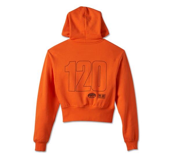 HARLEY-DAVIDSON WOMENS 120TH ANNIVERSARY ZIP FRONT HOODIE