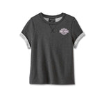 HARLEY-DAVIDSON WOMENS AT EASE SHORT SLEEVE PULLOVER