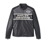 HARLEY-DAVIDSON MENS FACTORY LEATHER JACKET