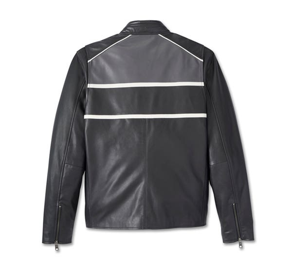 HARLEY-DAVIDSON MENS FACTORY LEATHER JACKET