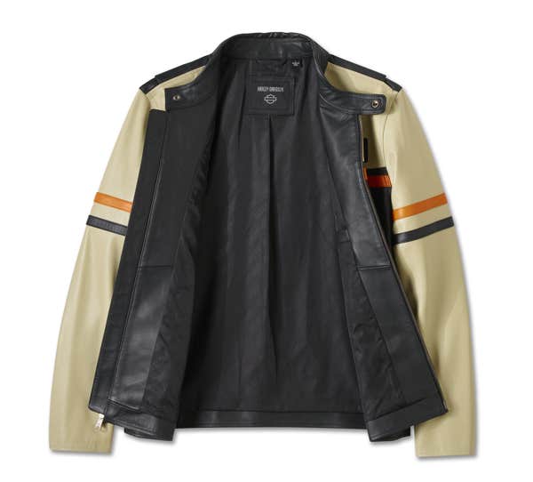 HARLEY-DAVIDSON MENS CITY LIMITS LEATHER JACKET