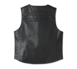 HARLEY-DAVIDSON MENS CITY LIMITS LEATHER VEST