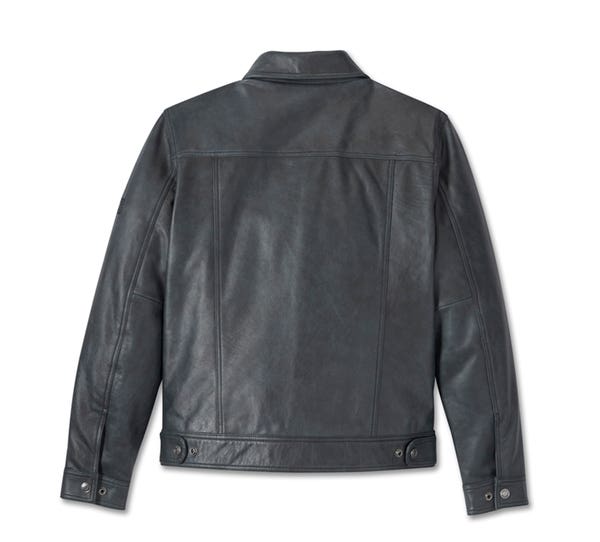 HARLEY-DAVIDSON MENS IRON MOUNTAIN LEATHER JACKET
