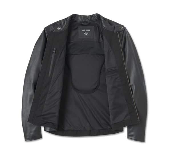 HARLEY-DAVIDSON MENS H-D PANHEAD LEATHER RIDING JACKET