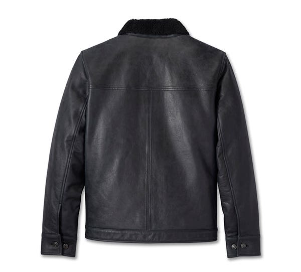 HARLEY-DAVIDSON MENS CRUSHER LEATHER JACKET