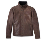 HARLEY-DAVIDSON MENS CRUSHER LEATHER JACKET