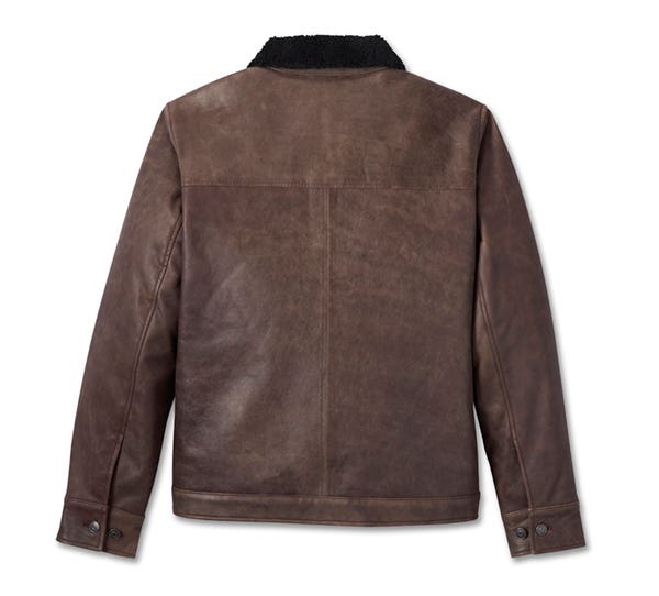 HARLEY-DAVIDSON MENS CRUSHER LEATHER JACKET