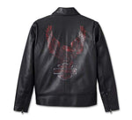 HARLEY-DAVIDSON MENS EAGLE LEATHER JACKET