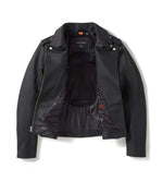 HARLEY-DAVIDSON WOMENS REBEL BIKER LEATHER RIDING JACKET
