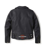 HARLEY-DAVIDSON WOMENS REBEL BIKER LEATHER RIDING JACKET