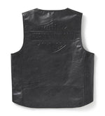 HARLEY-DAVIDSON MENS BAR & SHIELD LEATHER VEST