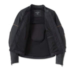 HARLEY-DAVIDSON WOMENS MERIT PERFORATED LEATHER JACKET
