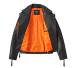 HARLEY-DAVIDSON MENS BURNING EAGLE LEATHER JACKET