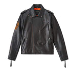 HARLEY-DAVIDSON MENS BURNING EAGLE LEATHER JACKET