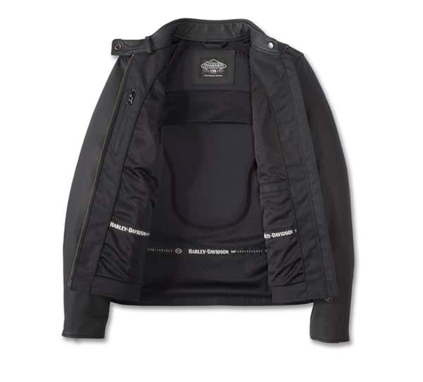 HARLEY-DAVIDSON WOMENS 120TH ANNIVERSARY REVELRY LEATHER JACKET