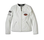 HARLEY-DAVIDSON WOMENS 120TH ANNIVERSARY CAFE RACER LEATHER JACKET