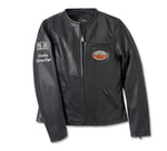HARLEY-DAVIDSON WOMENS 120TH ANNIVERSARY CAFE RACER LEATHER JACKET