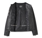 HARLEY-DAVIDSON WOMENS 120TH ANNIVERSARY CAFE RACER LEATHER JACKET