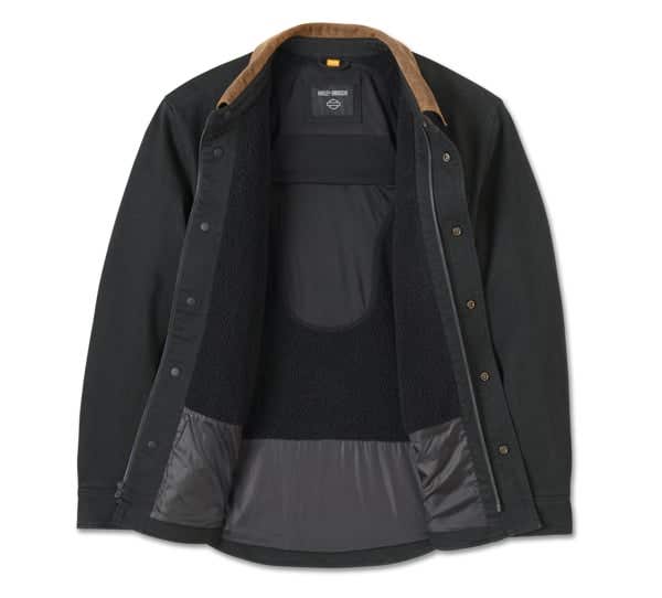 HARLEY-DAVIDSON MENS H-D SHERPA OPERATIVE 2.0 RIDING SHIRT JACKET