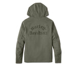 HARLEY-DAVIDSON MENS H-D DEFLECTOR 2.0 HOODED RIDING FLEECE