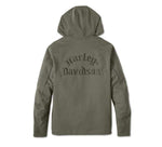 HARLEY-DAVIDSON MENS H-D DEFLECTOR 2.0 HOODED RIDING FLEECE