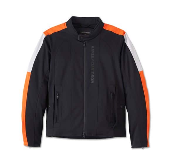 HARLEY-DAVIDSON MENS FULTON TRIPLE VENT SYSTEM 2.0 RIDING JACKET