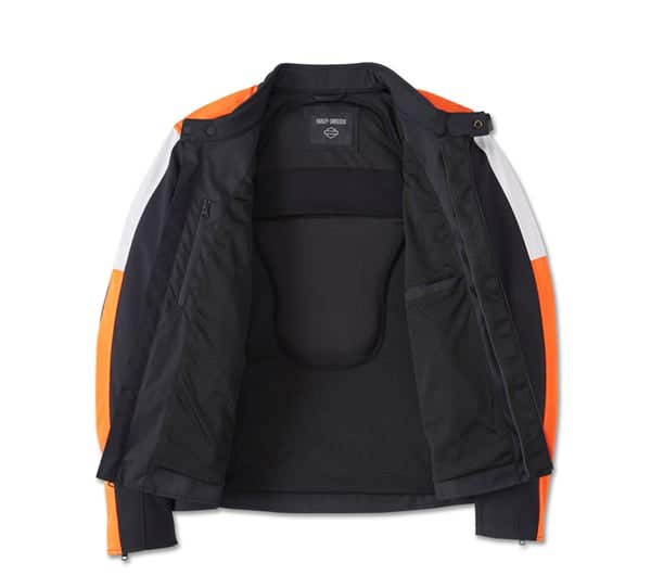 HARLEY-DAVIDSON MENS FULTON TRIPLE VENT SYSTEM 2.0 RIDING JACKET