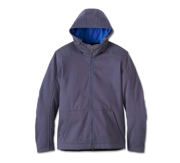 HARLEY-DAVIDSON MENS DEFLECTOR 2.0 HOODED RIDING FLEECE