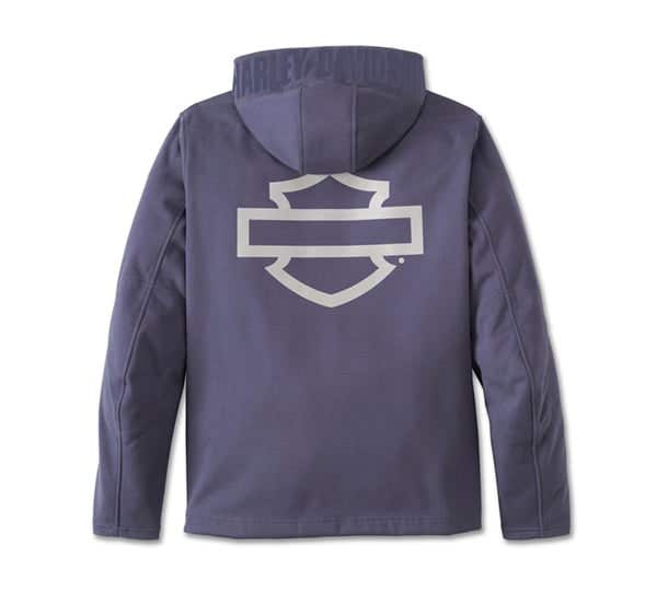 HARLEY-DAVIDSON MENS DEFLECTOR 2.0 HOODED RIDING FLEECE
