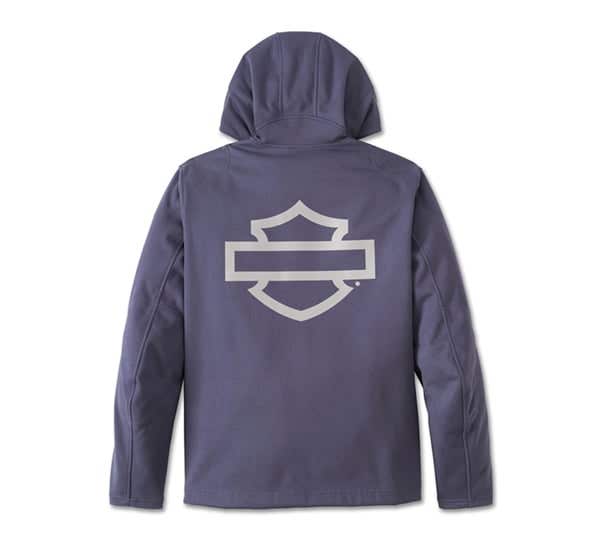 HARLEY-DAVIDSON MENS DEFLECTOR 2.0 HOODED RIDING FLEECE