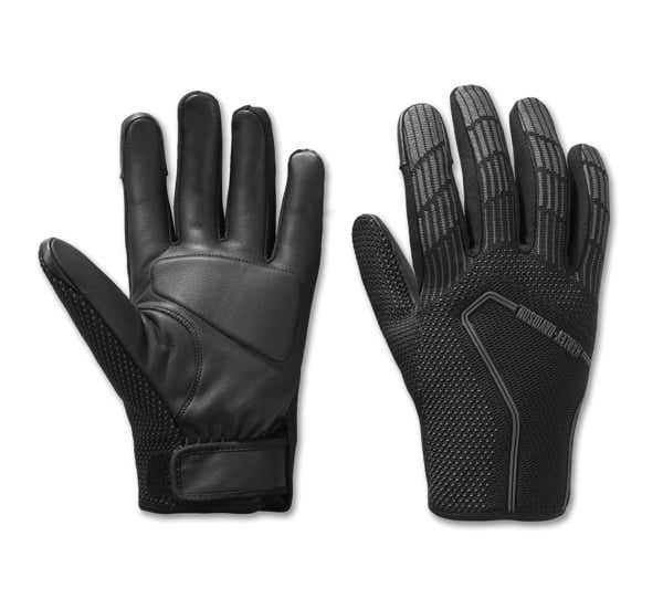 HARLEY-DAVIDSON MENS H-D DYNA KNIT RIDING GLOVES
