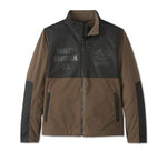 HARLEY-DAVIDSON MENS FLEX LAYERING SYSTEM FLEECE ZIP MID LAYER